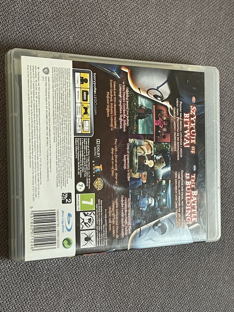 Gra na konsole PlayStation PS3 LEGO HARRY POTTER lata 5-7 jak nowa