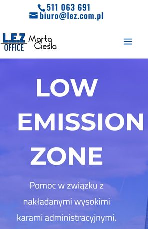 Anulowanie mandatów EPC,TFL,LEZ,DVS,ULEZ,Rejestracja Low Emission Zone