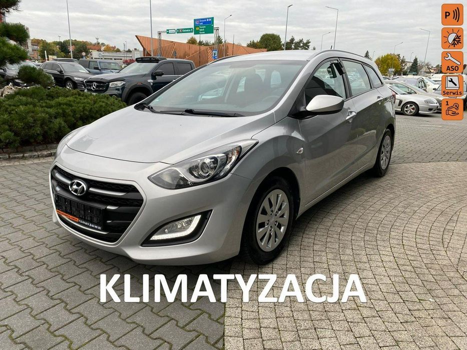 Hyundai I30 LED,klimatyzacja, el. szyby, centralny zamek, benzynka, manual, 6-bieg