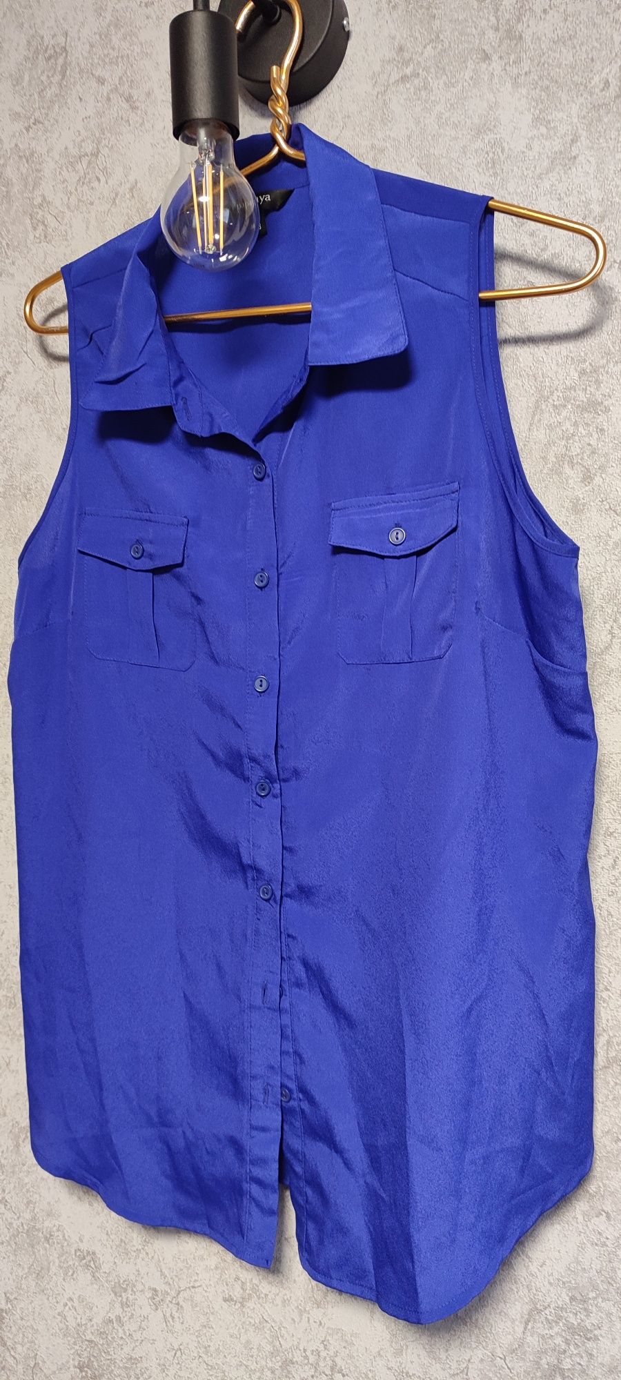 Блуза женская, блузка , синяя