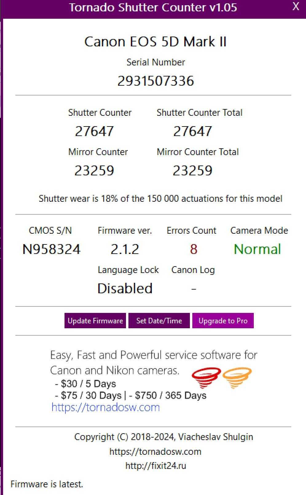 Aparat Canon 5D mk II  27,7k zdjęć  5d mk2