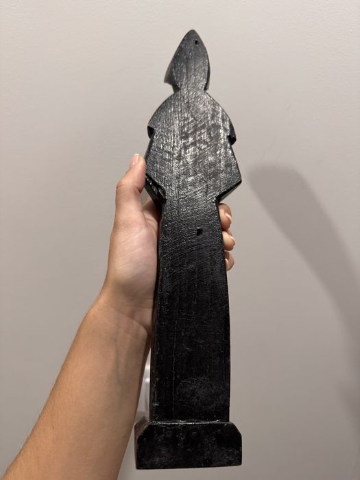 Estatueta em madeira - São Francisco de Paula