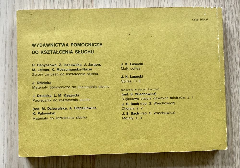 Lasocki Józef Karol-Mały Solfeż .Zbiór ćwiczeń i melodii ludowych