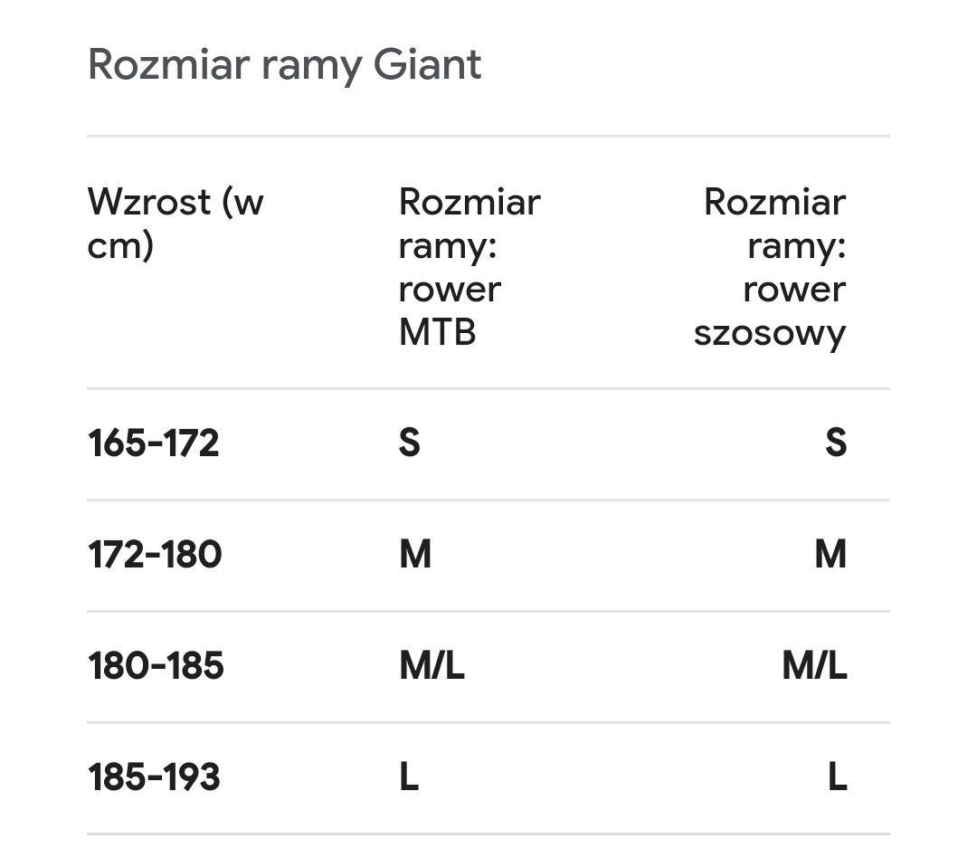 GIANT CONTEND rozmiar M (dla wzrostu 172-180cm)