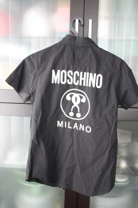 Camisa preta original da MOSCHINO Milano tamanho TEEN