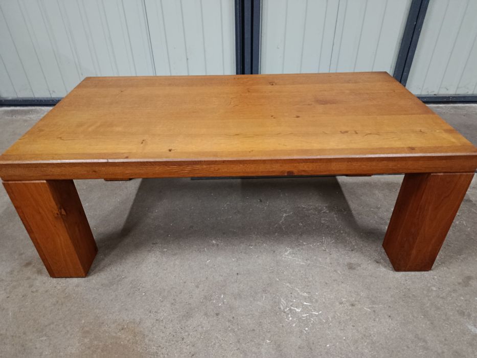 Stolik kawowy dębowy, ława drewniana