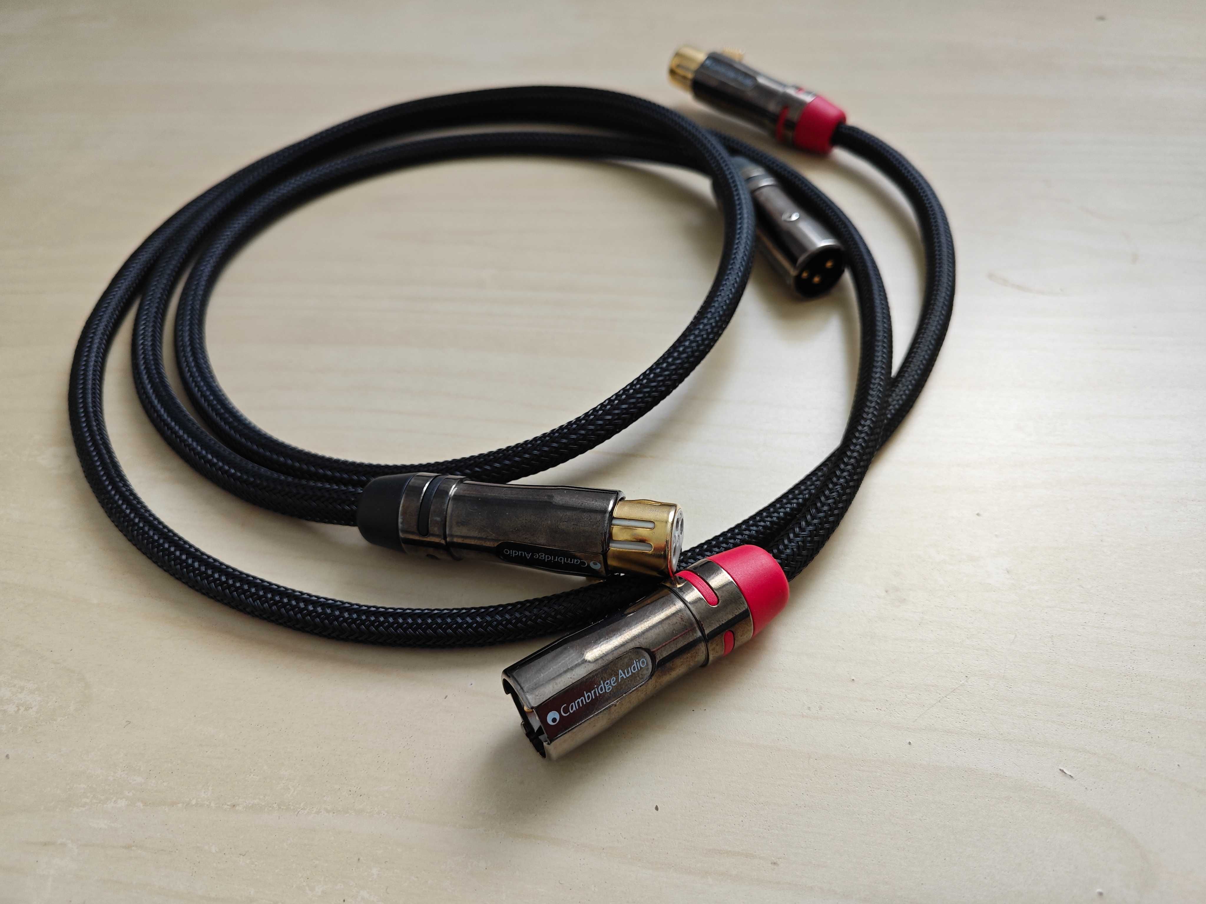 Interkonekt zbalansowany kabel Hi-End Cambridge Audio AUD900 XLR 1m