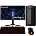 Cały zestaw komputerowy do grania/Acer Nitro 50/Samsung G4/Mysz/Klaw.