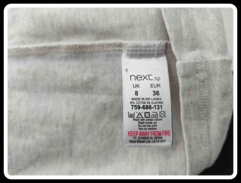 Koszulka tshirt z gwiazdą Next 36 S