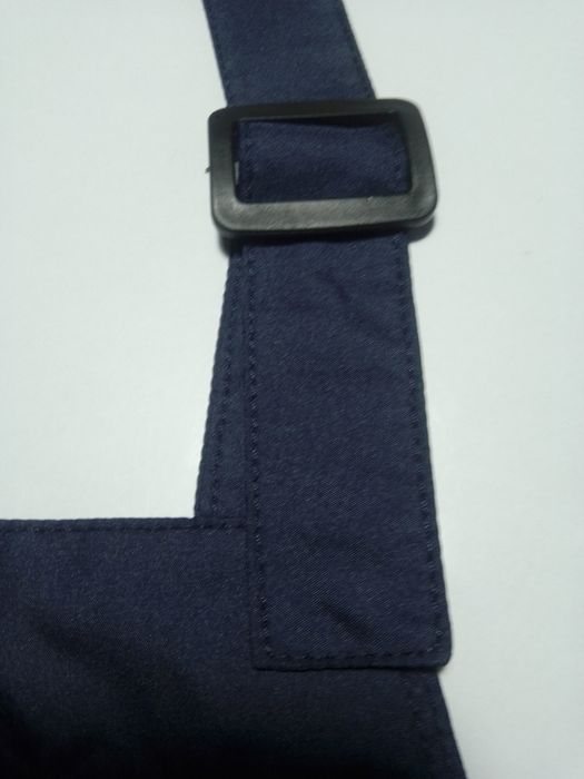 Фартух темно - синій із водонепроникної плащівки, армовані нитки!