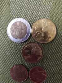 Набор из 5 азербайджанских монет.