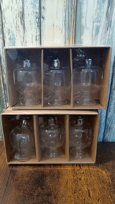 Bombki szklane dekoracyjne