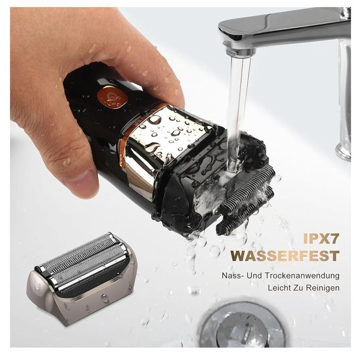 Męska golarka foliowa, 2 w 1, golarka męska, elektryczna, ładowana usb