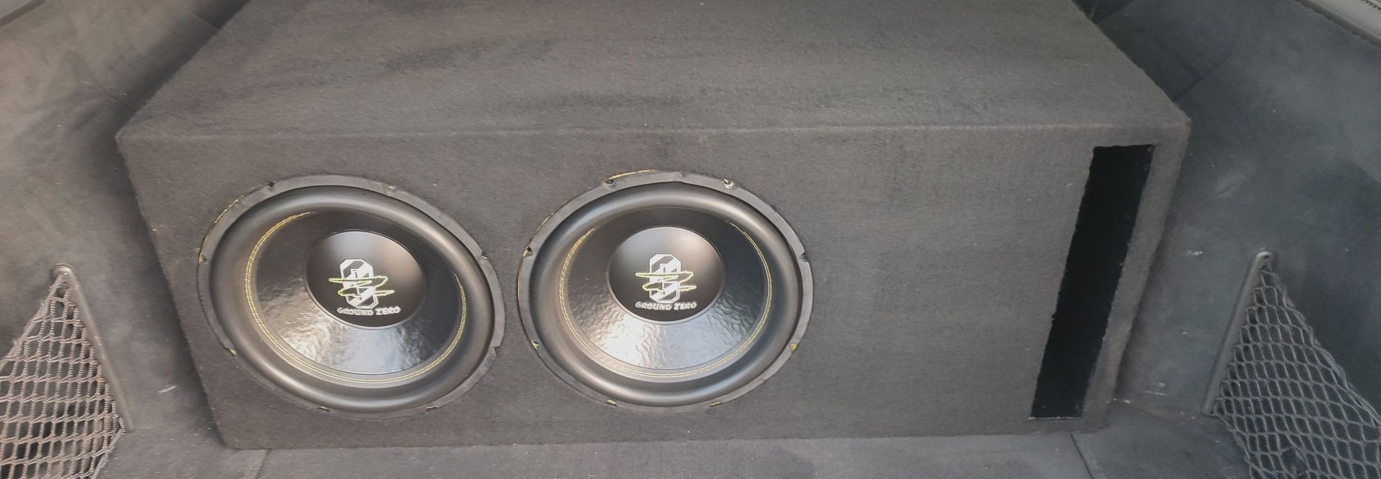 Skrzynia Basowa Ground Zero GZRW 12XSPL 2000W rms 2x30cm 12" tuba 32hz