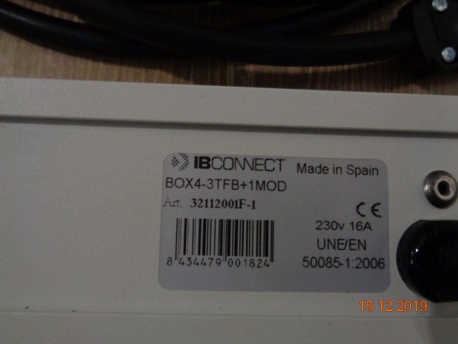 Zestaw Mediaport Media port IB Connect Box4 - 3TFB+1 MOD i kabel 3 m.