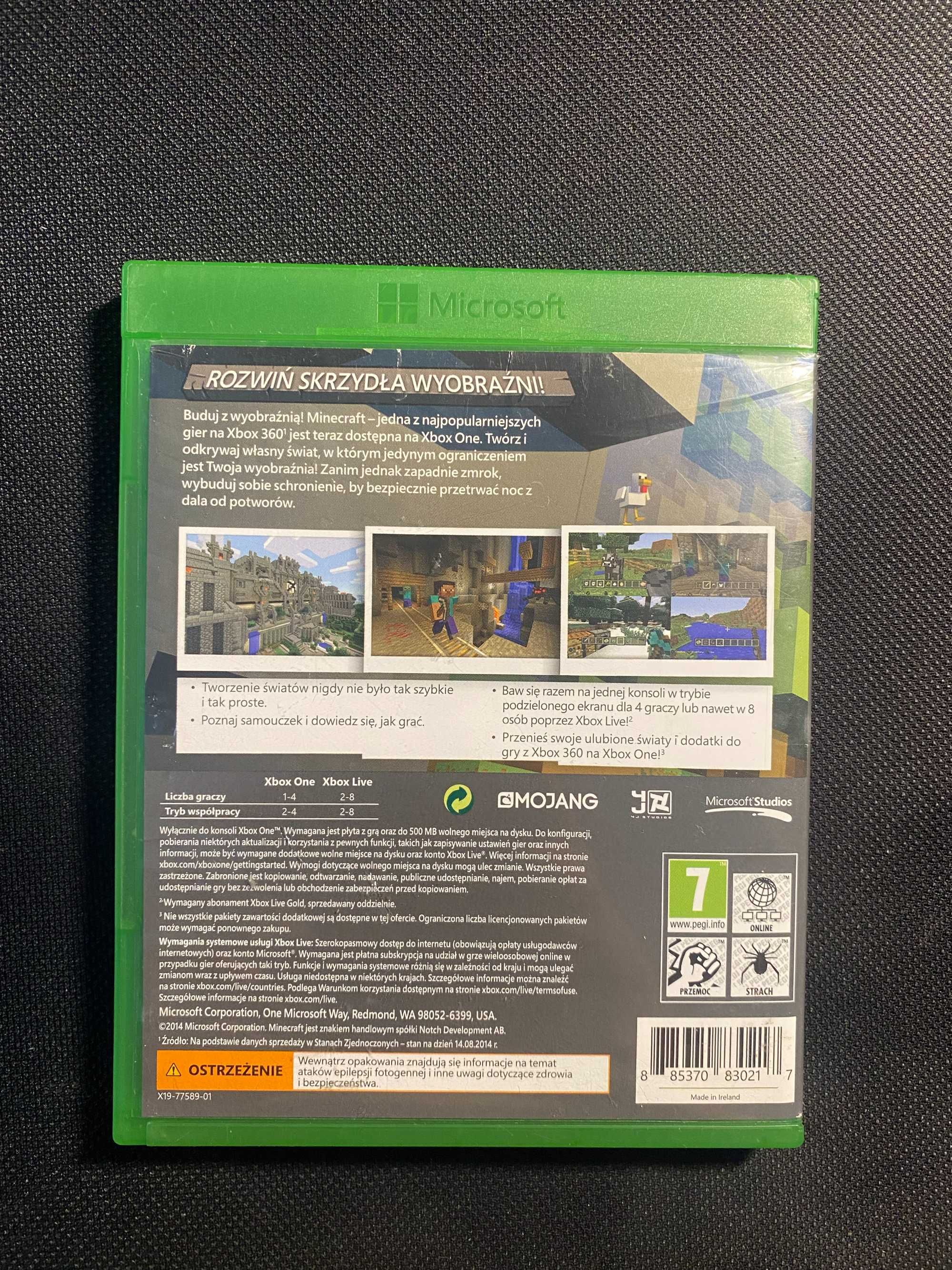 Minecraft xbox one
