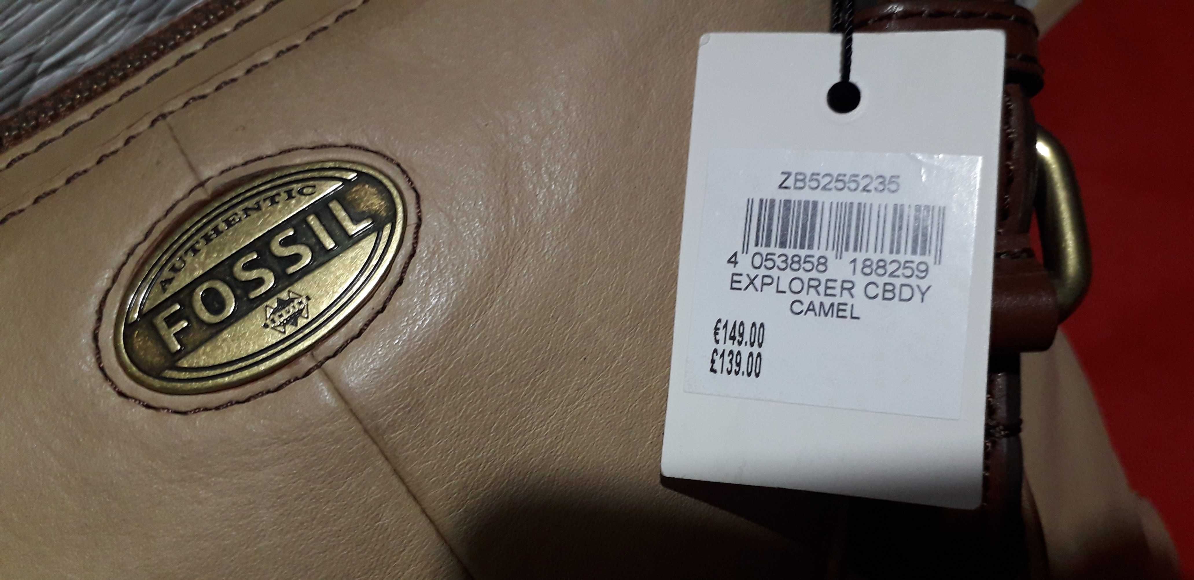 Крута Cумка Fossil шкіряна нова ОРИГІНАЛ з бірками