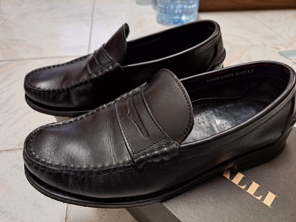 Sapatos pele e cozidos Giovanni Galli - 40