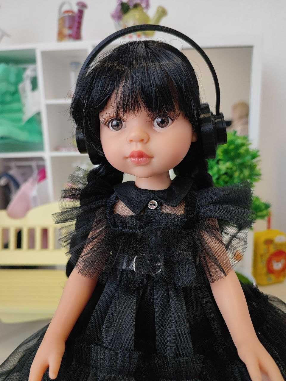 Кукла, лялька Венсдей Wednesday в нарядном платье Паола Рейна, 32 см