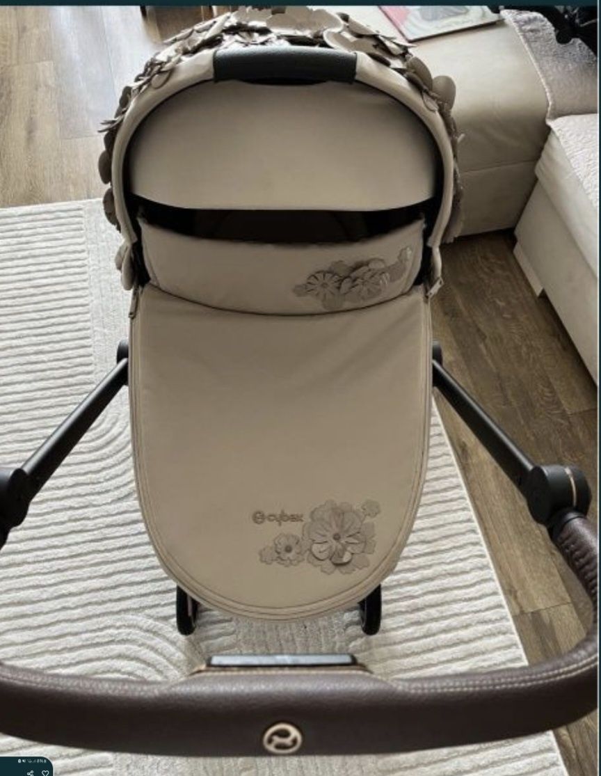 Wózek Cybex flowers mios 2.0 stelaż spacerówka