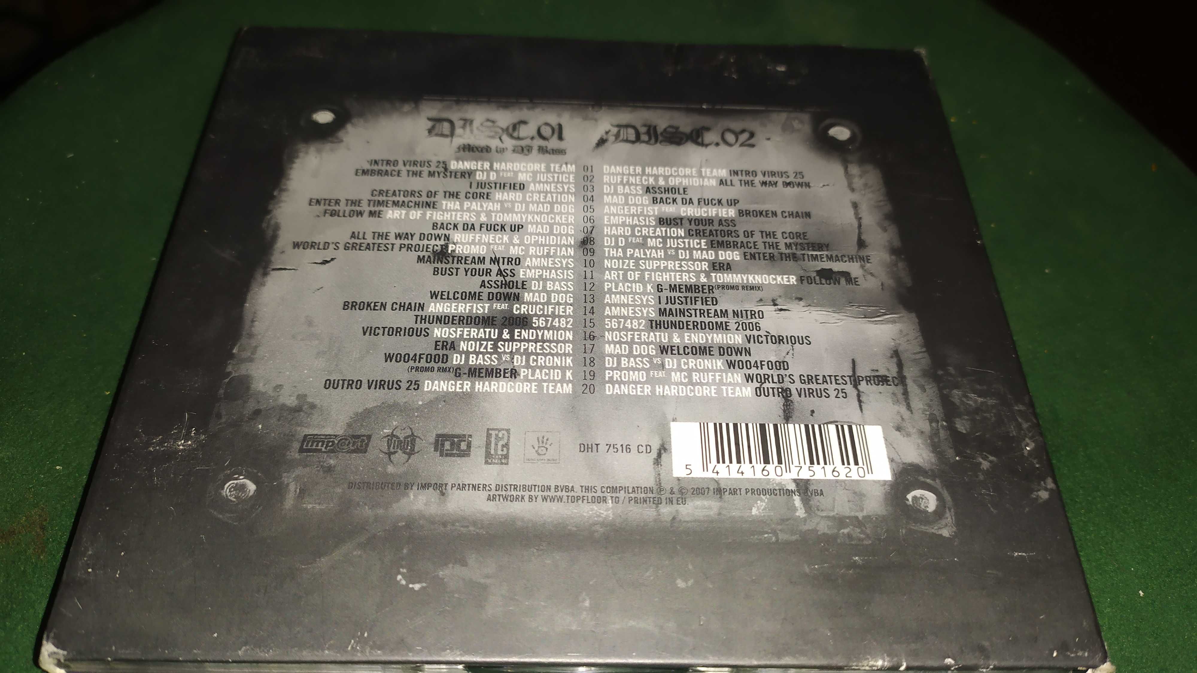 DJ Bass - Virus 25 hardstyle techno 2 cd