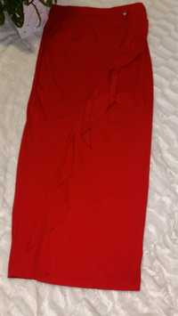 Długa Czerwona Spódnica Diverse Misha rozmiar 40