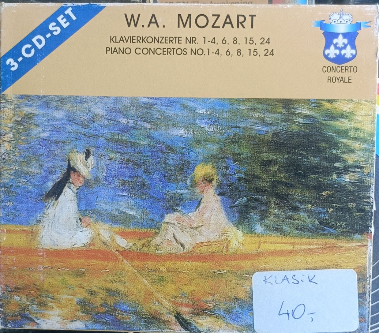 Wolfgang Amadeus Mozart 3 cd okazja