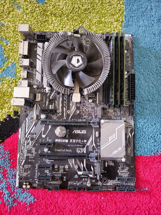 Комплект ASUS Z270-P + Intel G3900 + DDR4 4  Під збірку ПК