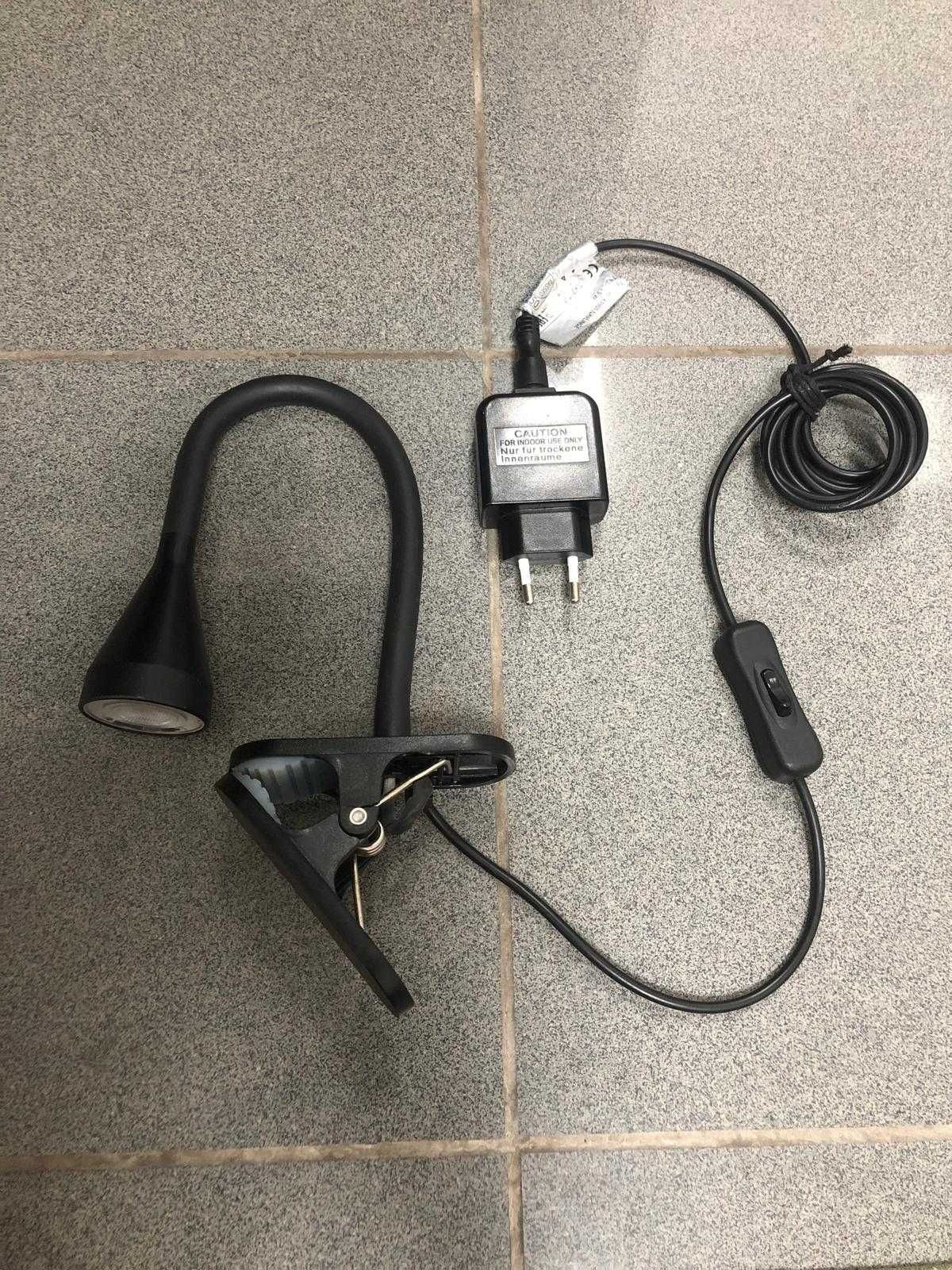 Projetor com Mola LED – Preto | Compacto, Flexível e Económico!