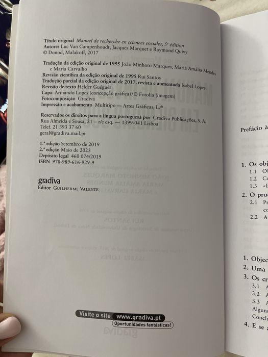 Livro - Manual de Investigação em Ciências Sociais