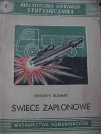 Świece zapłonowe książka intrukcja katalog samochód motocykl 1955r.