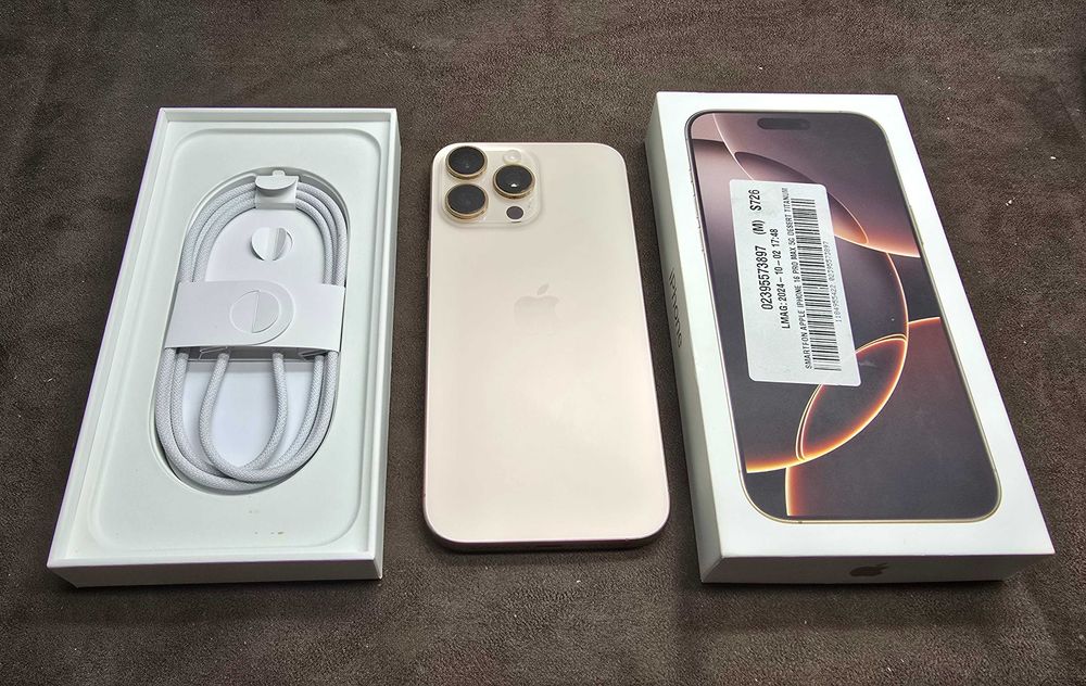 Iphone 16 pro max 512 gb , kupiony za gotówkę BATERIA 96%