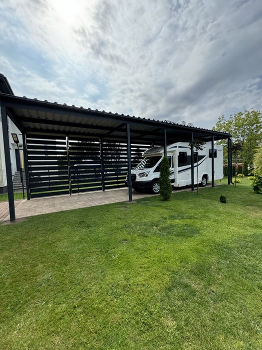 Wiata samochodowa, garażowa, dwustanowiskowa, carport, wiata