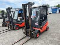 Wózek widłowy Lindę h16t h18t model 350 duplex triplex kabina