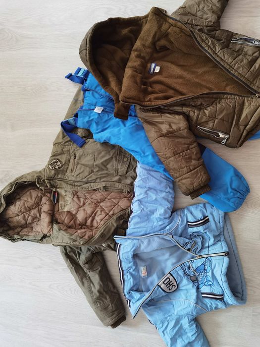 ZESTAW ZIMOWY Kombinezon zimowy r.98-104 chłopiec