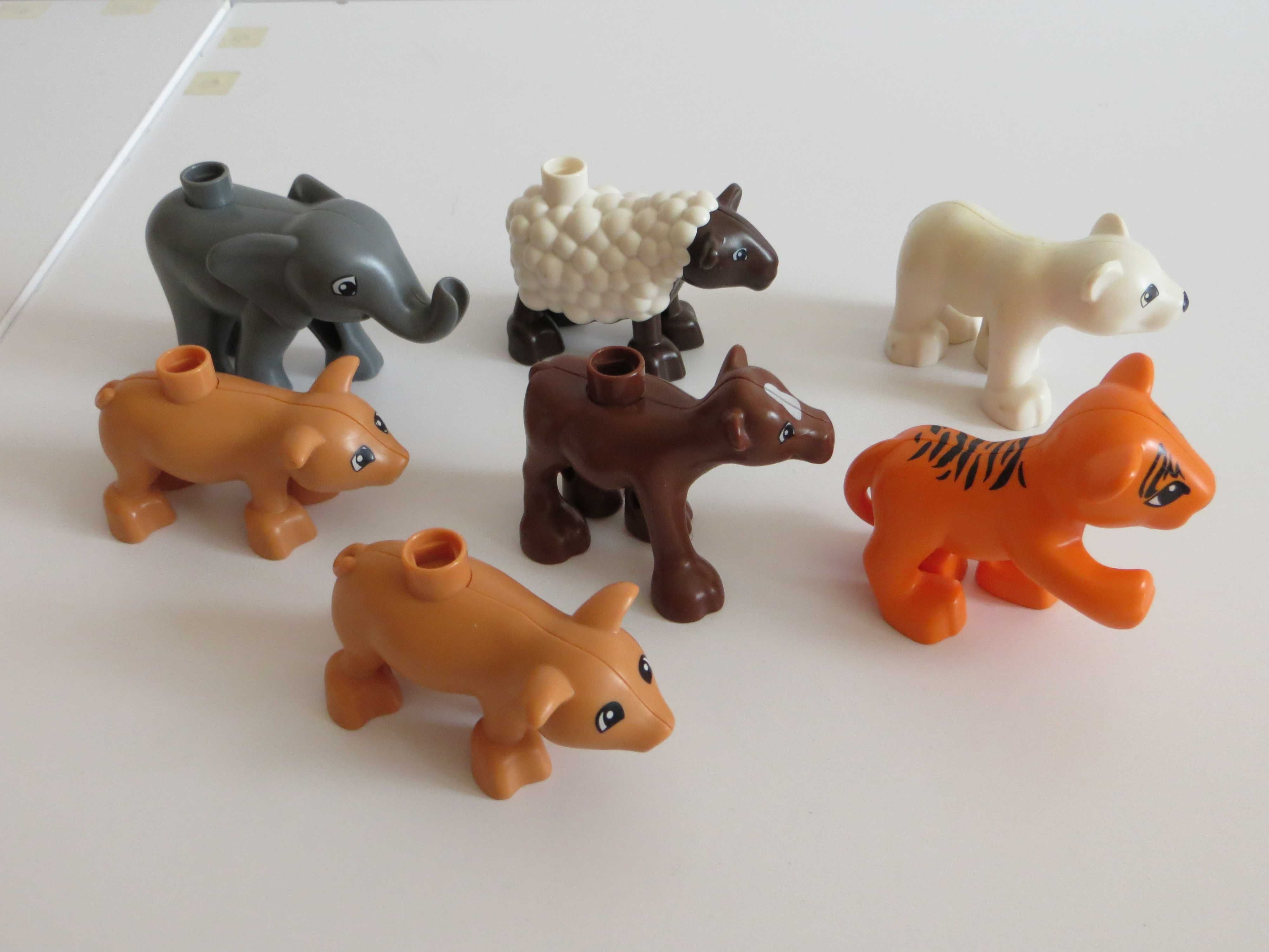 Ludzik LEGO DUPLO zwierzaki zestaw 7 sztuk