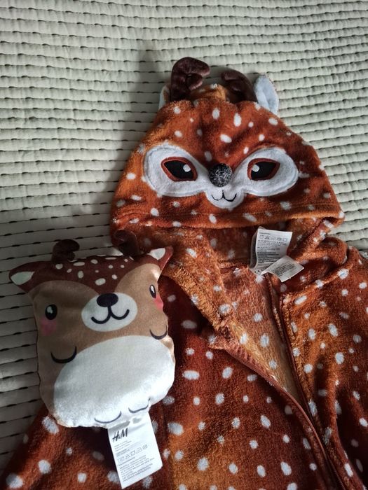 H&M sarenka jelonek strój przebranie piżama 134/140