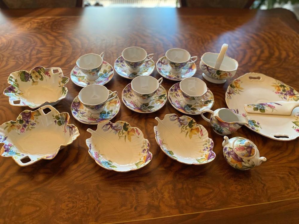 Чайный сервиз Royal crown Porcelain of England 22 предмета фарфор