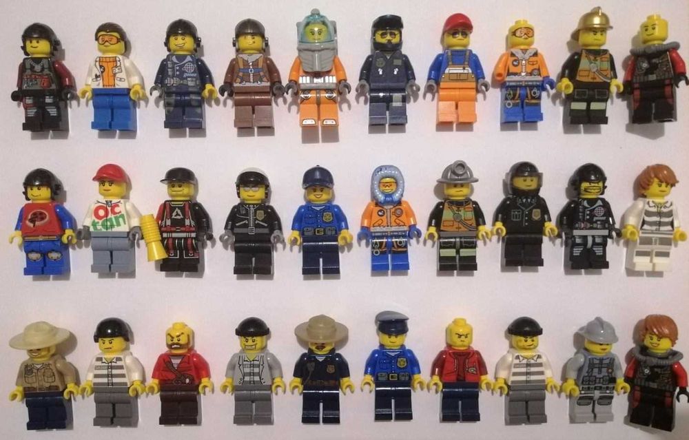 Lego minifigures, лего минифигурки Marvel, City, sport