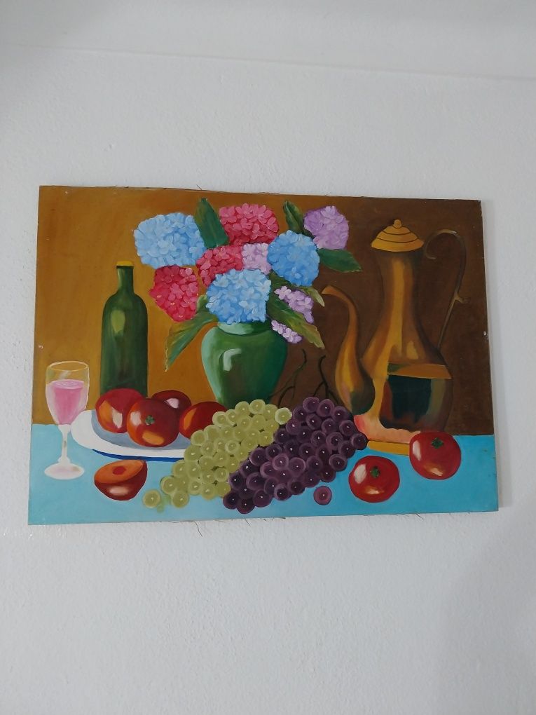 Tela pintada à mão