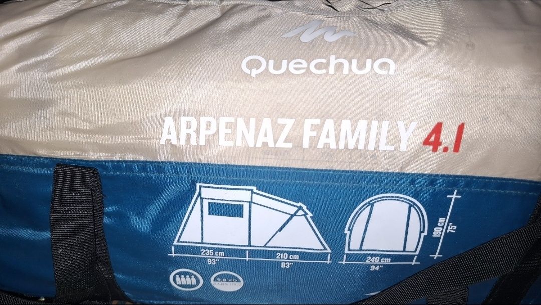 Tenda campismo Arpenaz Family 4.1
