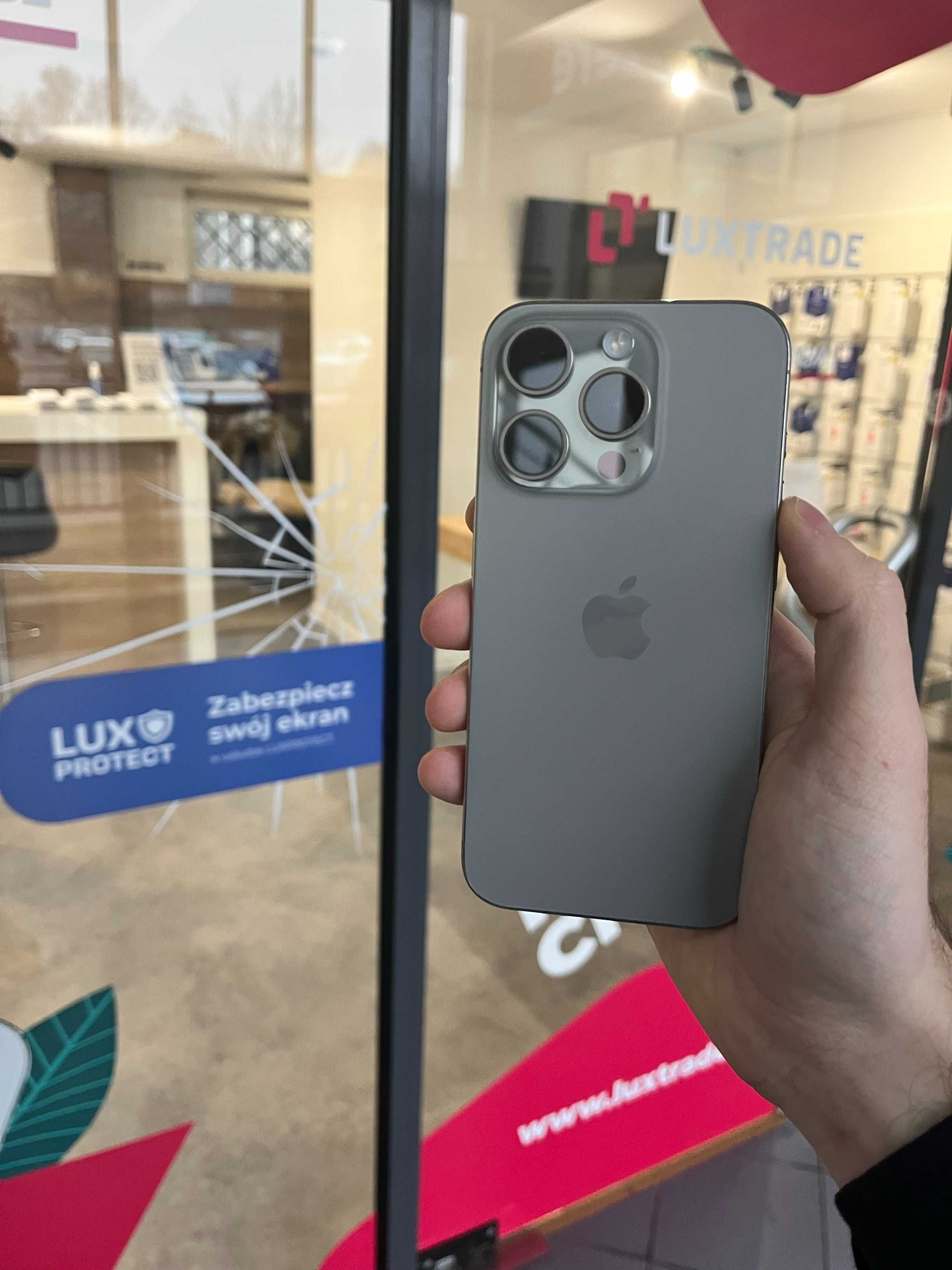 JAK NOWY | IPHONE 15 PRO MAX 256GB | 2 lata gwarancji! | Bateria 100%