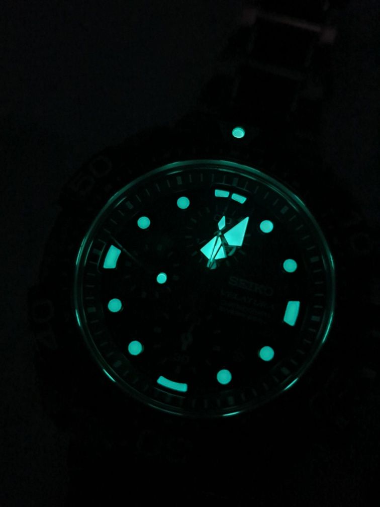 Seiko Scuba Diver VELATURA Chronograph SNDA59P1 - UNIKAT - szafir