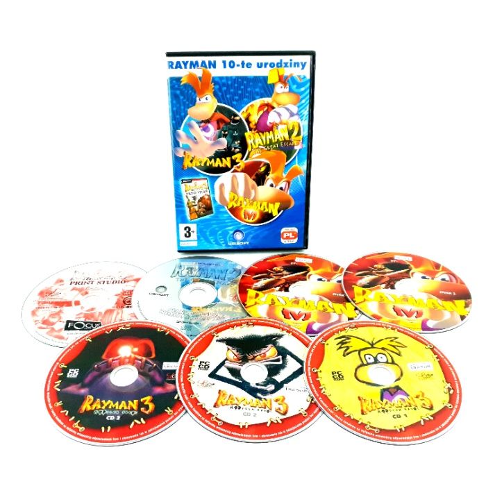 RAYMAN 1 2 3 M Collection 10 Urodziny Polskie wersje PC na komputer PL