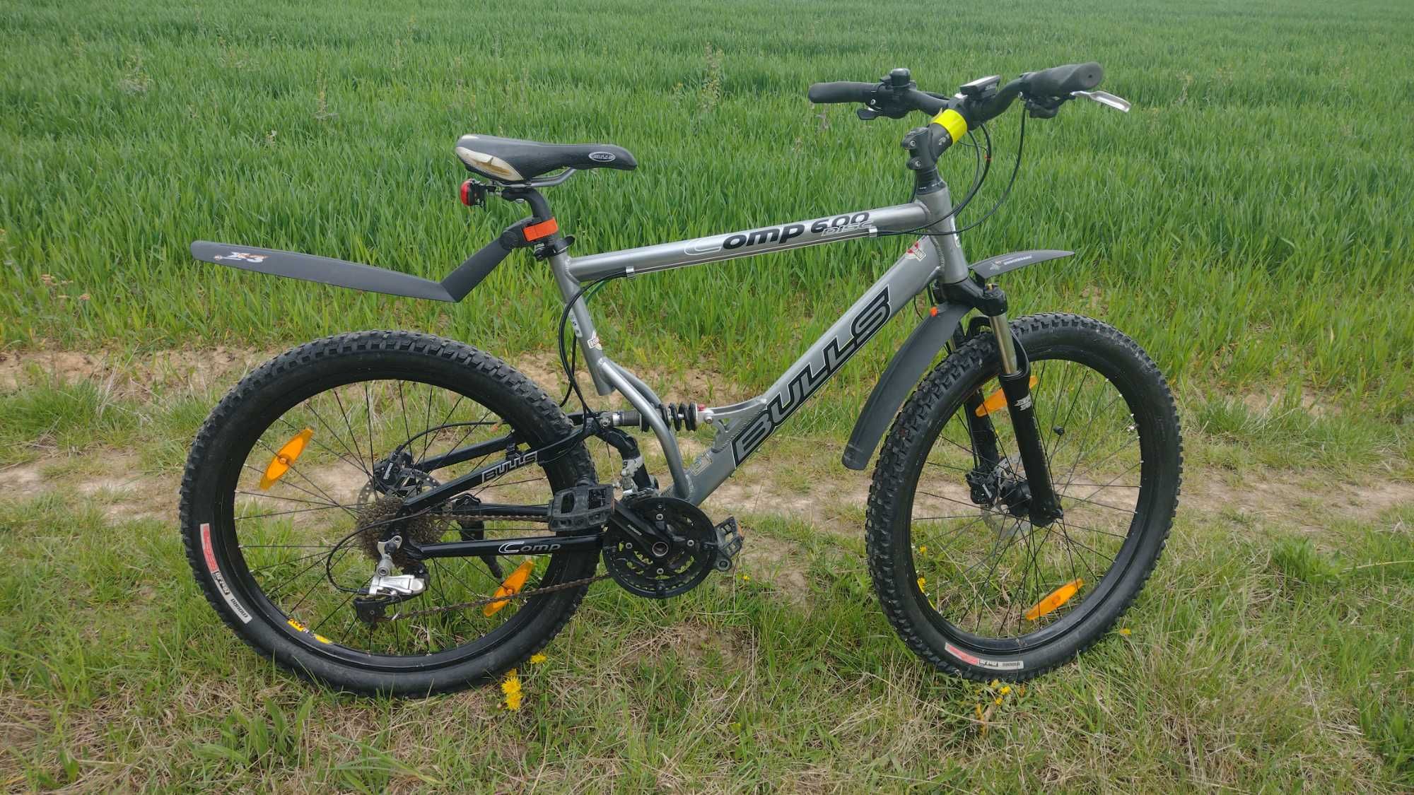 Rower MTB Bulls Comp Disc 6.00 26" - pełna amortyzacja, stan bdb