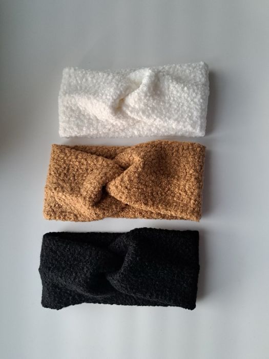 Повʼязка букле жіноча на голову чалма тепла повязка