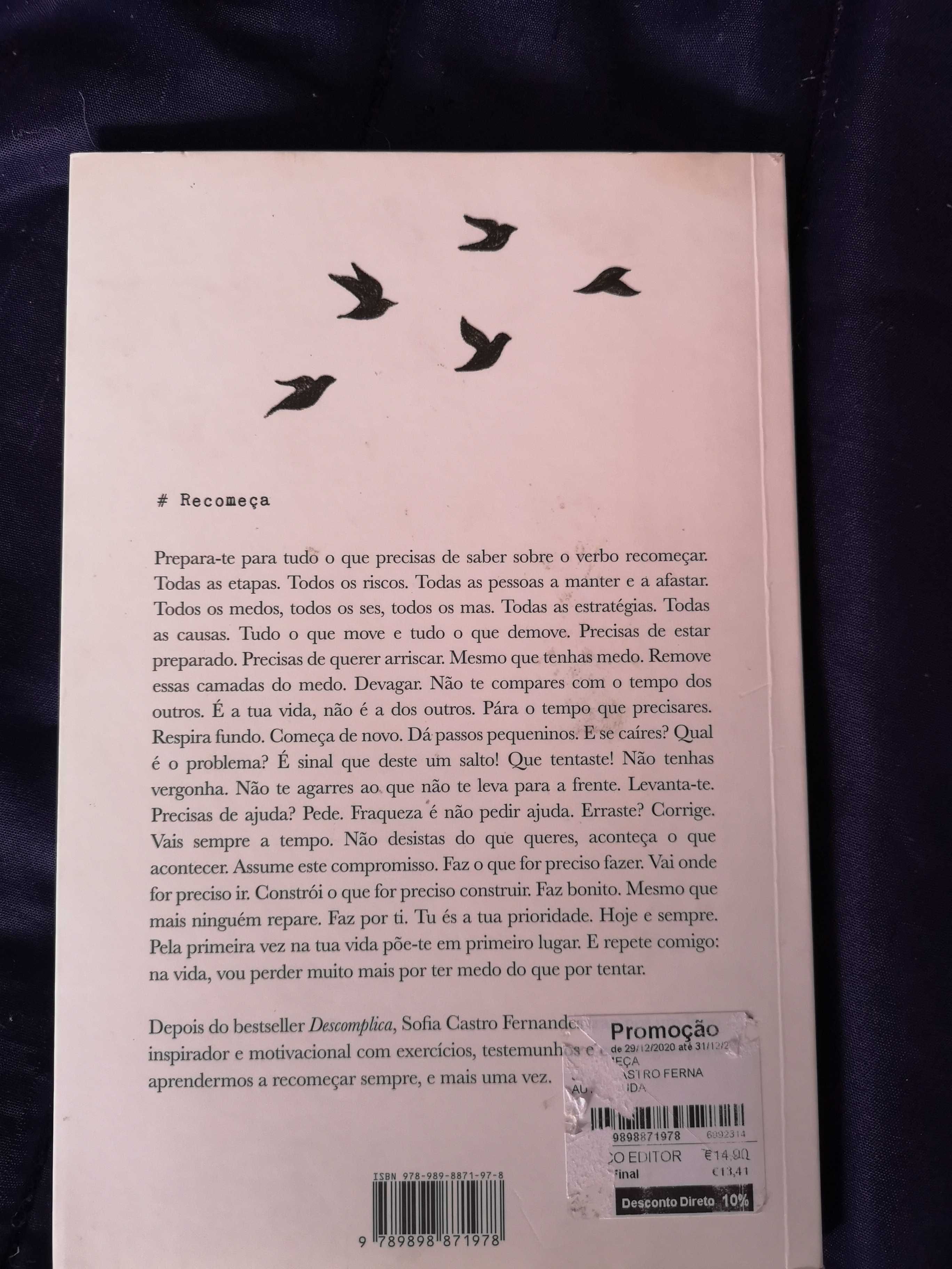 Livro "Recomeça"