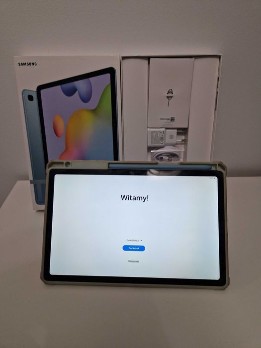 Tablet Samsung Galaxy Tab S6 Lite WiFi niebieski + etui