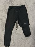 чорні бегі штани essentials fear of god