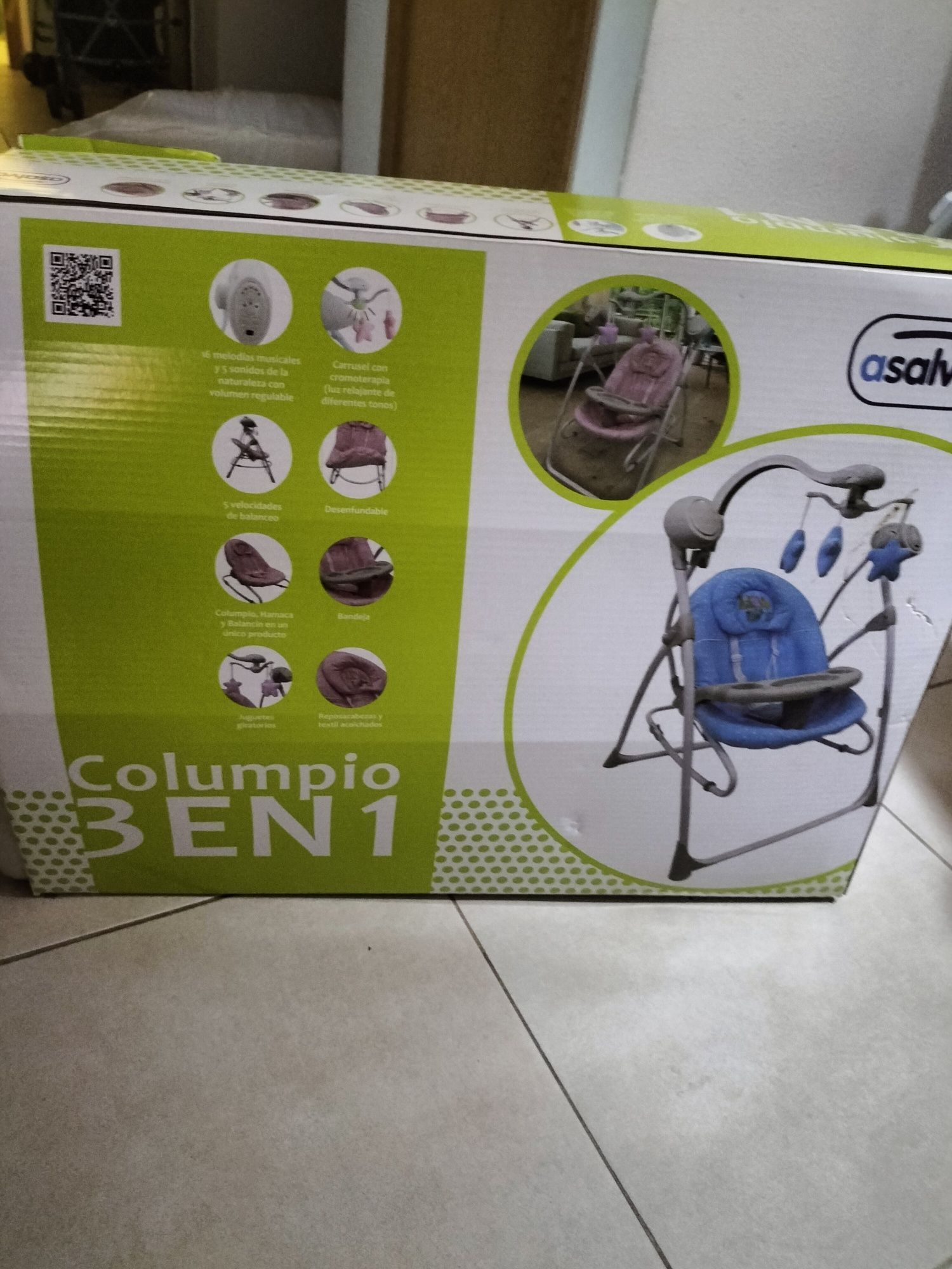 Espreguiçadeira 3em 1
